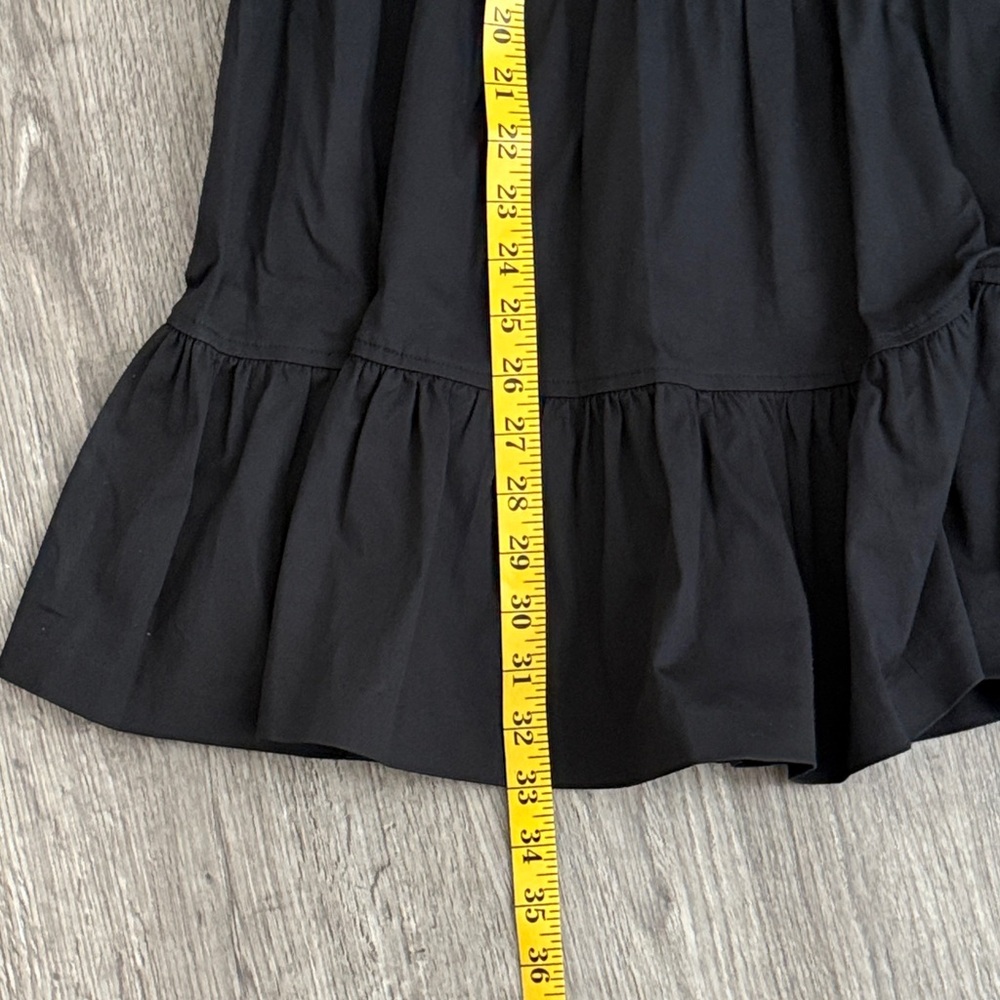 Cinq a Sept Black Tiered Long Sleeve Dress - Picture 4 of 5